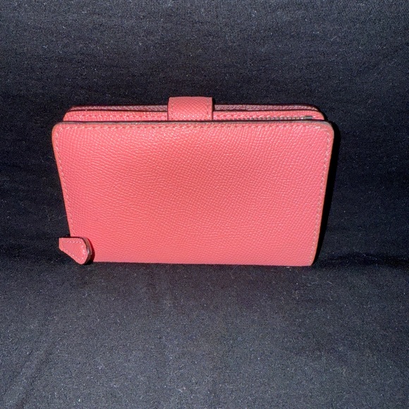 Coach Coral Leather Satchel and Matching Wallet - Picture 10 of 16